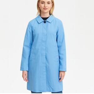Herschel Supply Company Women's SZ S Mac Robins Egg Blue Trench Coat NWOT